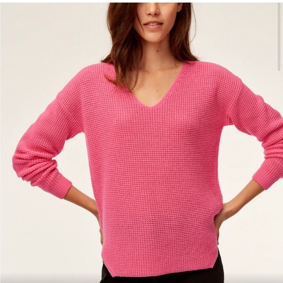Aritzia Sweaters - Aritzia Wilfred Free Wolter sweater pink XS